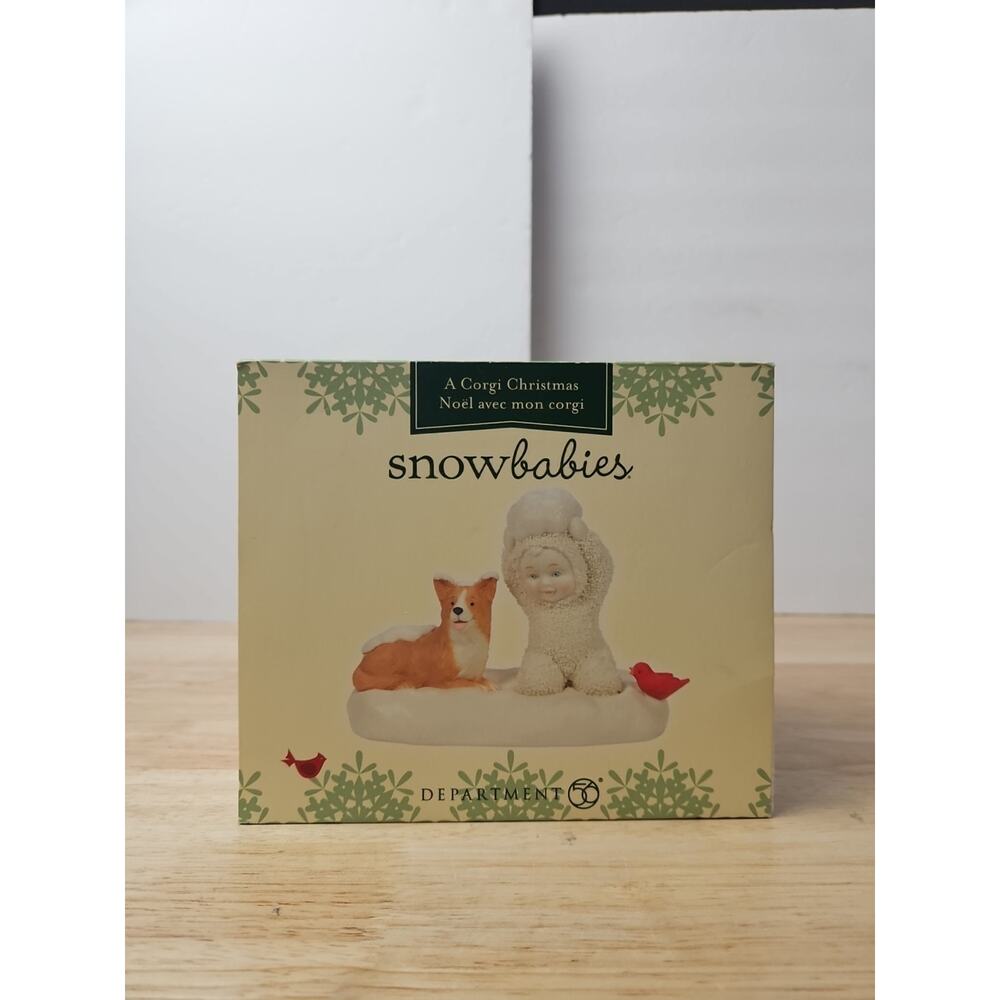 Dept. 56β Snowbabies "A Corgi Christmas"